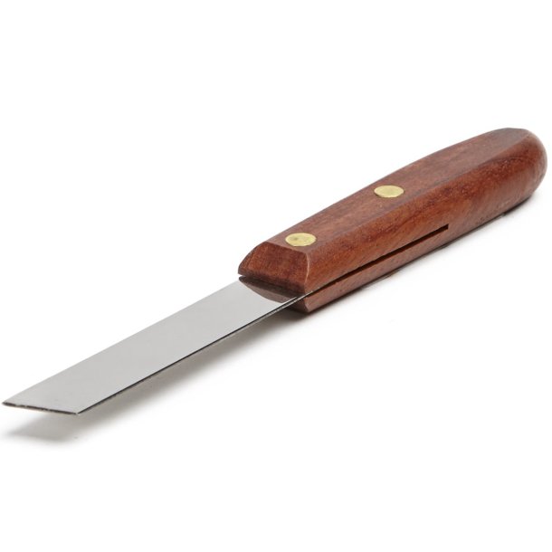 Kitkniv med trhndtag af kirsebr